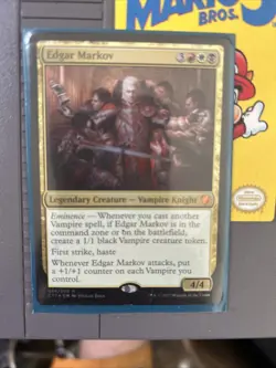 MtG Magic the Gathering - Edgar Markov - C17 - Foil Near Mint - Image 4
