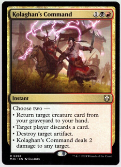 Kolaghan's Command 0268 Non Foil Rare Modern Horizons 3 Magic The Gathering NM - Image 1