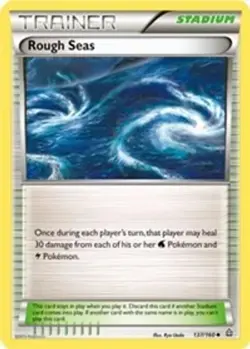 2x Rough Seas (#137/160) XY - Primal Clash LP Pokemon - Image 1
