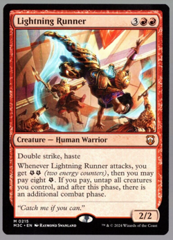 Lightning Runner 0215 Mythic Non Foil Modern Horizons 3 MTG Near Mint - Image 1