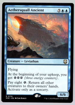 Aethersquall Ancient 0174 Rare Non Foil Modern Horizons 3 MTG Near Mint - Image 1