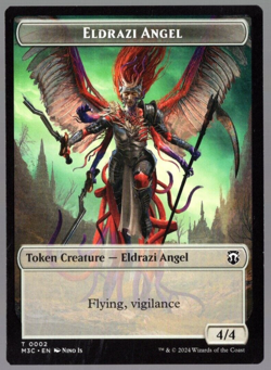 Eldrazi Angel / Copy 0002-0001 Double Sided Token MH3 MTG NM - Image 1