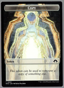 Eldrazi Angel / Copy 0002-0001 Double Sided Token MH3 MTG NM - Image 2
