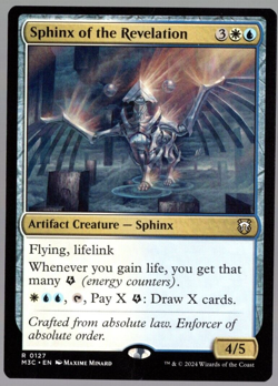 Sphinx of the Revelation 0127 Rare Non Foil Modern Horizons 3 MTG Near Mint - Image 1