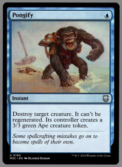 Pongify 0190 Non Foil Uncommon Modern Horizons 3 MTG Near Mint - Image 1