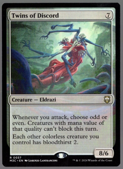 Twins of Discord 0037 Non Foil Rare Modern Horizons 3 MTG Near Mint - Image 1
