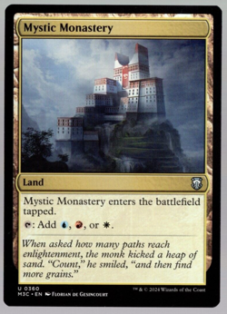 Mystic Monastery 0360 Uncommon Non Foil Modern Horizons 3 MTG Near Mint - Image 1