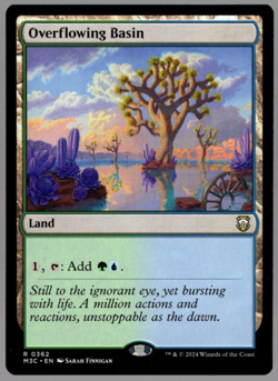 Overflowing Basin 0362 Non Foil Rare Modern Horizons 3 MTG Near Mint - Image 1