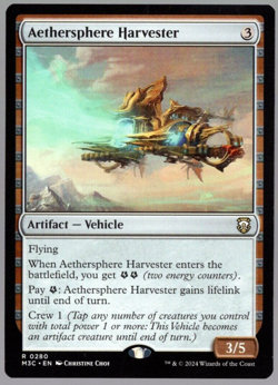 Aethersphere Harvester 0280 Rare Non Foil Modern Horizons 3 MTG Near Mint - Image 1