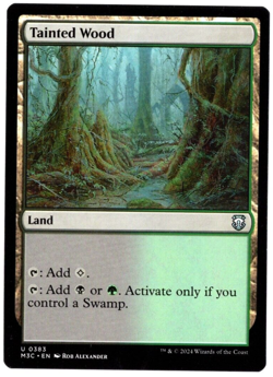 Tainted Wood 0383 Non Foil Uncommon Modern Horizons 3 Magic The Gathering NM - Image 1