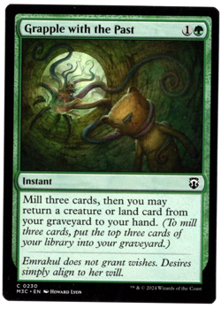 (x4) Grapple with the Past 0230 Playset Non Foil Common MH3 MTG NM - Image 1