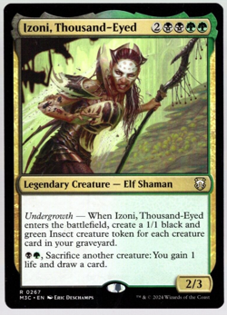 Izoni, Thousand-Eyed 0267 Non Foil Rare Modern Horizons 3 Magic The Gathering NM - Image 1