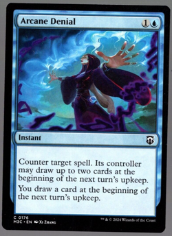 Arcane Denial 0176 Non Foil Common Modern Horizons 3 MTG Near Mint - Image 1