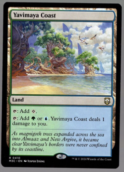 Yavimaya Coast 0410 Non Foil Rare Modern Horizons 3 MTG Near Mint - Image 1