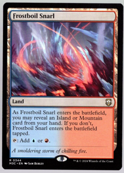 Frostboil Snarl 0344 Rare Non Foil Modern Horizons 3 MTG Near Mint - Image 1
