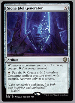 Stone Idol Generator 0129 Rare Non Foil Modern Horizons 3 MTG Near Mint - Image 1