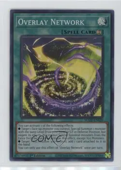 Overlay Network 1st Ed. YuGiOh Maze of Memories #MAZE-EN020 - Image 1