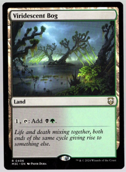 Viridescent Bog 0408 Non Foil Rare Modern Horizons 3 Magic The Gathering NM - Image 1