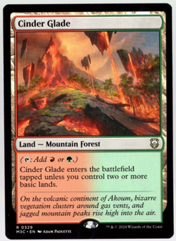 Cinder Glade 0329 Non Foil Rare Modern Horizons 3 Magic The Gathering NM - Image 1
