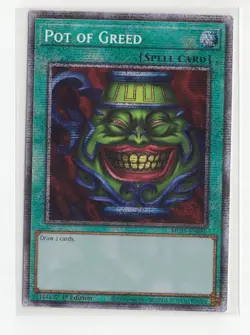 Yugioh Pot of Greed MP25-EN050 Starlight Rare 1st Edition NM - Image 1