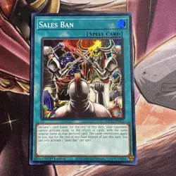 Yugioh! Sales Ban - MP23-EN035 - Super Rare - 1st Edition Near Mint, English - Image 1