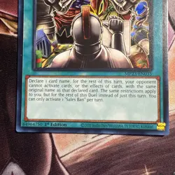Yugioh! Sales Ban - MP23-EN035 - Super Rare - 1st Edition Near Mint, English - Image 3