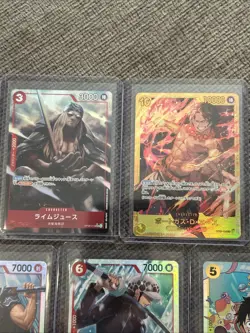One Piece CCG 13 Card Lot JP SEC SR R Various Sets Newly Pulled NM Free Ship US - Image 3