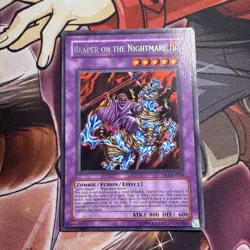 Yugioh Reaper On The Nightmare DR1-EN026 Unlimited Edition Rare MP - Image 1