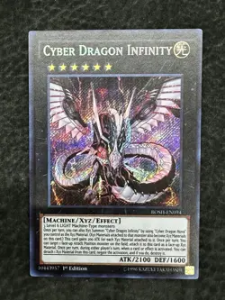 YuGiOh Cyber Dragon Infinity - Secret Rare - BOSH-EN094 - 1st Edition NM - Image 1