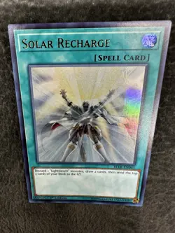 Yugioh Solar Recharge BLLR-EN045 Ultra Rare 1st Edition Near Mint - Image 5