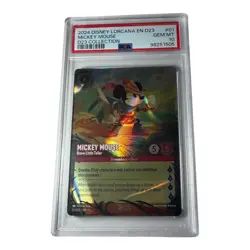 Disney Lorcana D23 Collection Mickey Mouse - Brave Little Tailor #01 PSA 10 - Image 1