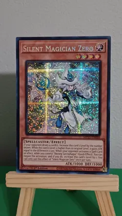 2025 Yugioh Silent Magician Zero MP25-EN060 Prismatic Secret Rare 1st Edition - Image 1