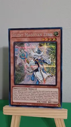 2025 Yugioh Silent Magician Zero MP25-EN060 Prismatic Secret Rare 1st Edition - Image 2