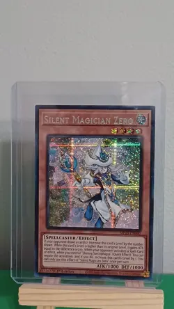 2025 Yugioh Silent Magician Zero MP25-EN060 Prismatic Secret Rare 1st Edition - Image 5