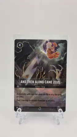 Disney Lorcana TCG And Then Along Came Zeus Enchanted Foil 222/204 EN - Image 1