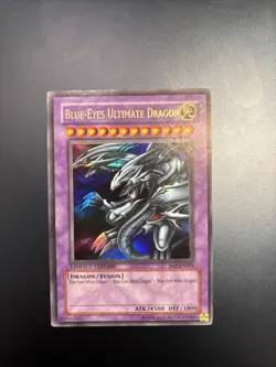 YuGiOh! LP Blue-Eyes Ultimate Dragon JMP-EN005 Secret Rare Limited Edition - Image 1