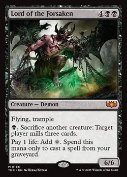 Lord of the Forsaken 186 M Normal TDC MTG NM - Image 1