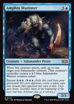 Amphin Mutineer 143 R Normal TDC MTG NM - Image 1