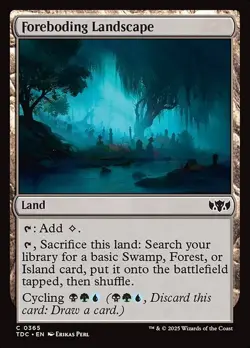 Foreboding Landscape 365 C Normal TDC MTG NM - Image 1