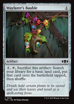 Wayfarer's Bauble 335 C Normal TDC MTG NM - Image 1