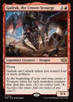 Gadrak, the Crown-Scourge 214 R Normal TDC MTG NM - Image 1