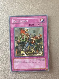 YUGIOH CRY HAVOC! RARE PTDN-EN078 1ST ED NM - Image 1
