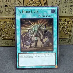 Yugioh A Hero Lives GENF-EN098 Ultimate Rare 1st Edition NM - Image 1