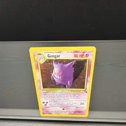 Pokemon TCG Gengar 5/62 Fossil Holo Rare English 1999 80 HP WOTC - Image 2