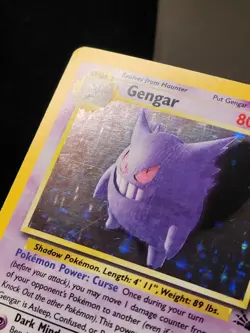 Gengar 5/62 Fossil Unlimited - Holo Rare - 1999 WOTC Pokemon - Image 3