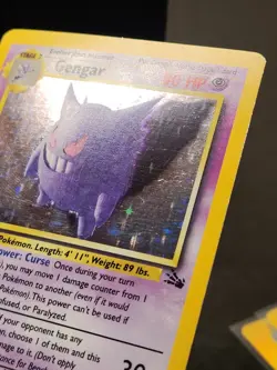 Gengar 5/62 Fossil Unlimited - Holo Rare - 1999 WOTC Pokemon - Image 4