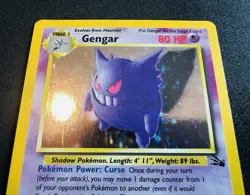 1999 Pokemon TCG Fossil Gengar Holo 5/62 LP/NM *NICE* - Image 4
