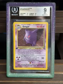 Gengar Holo #5/62 - 1st Edition - 1999 Pokemon Fossil - BGS 9 - Graded In 2026 - Image 1