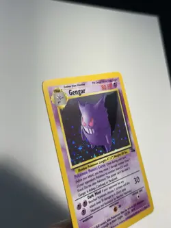 Gengar Pokemon Fossil 1999 Unlimited Holo 5/62 LP+/NM- - Image 4