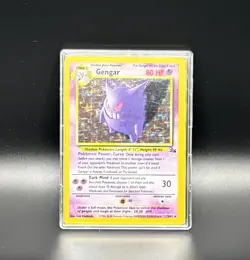 Vintage Pokemon Gengar 5/62 Fossil 1999 Holographic Rare WOTC - Image 1